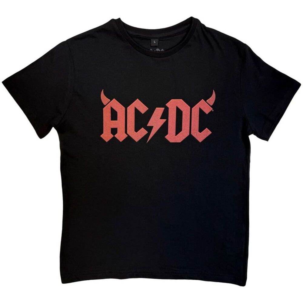 AC/DC Childrens/Kids Horns T-Shirt / Black